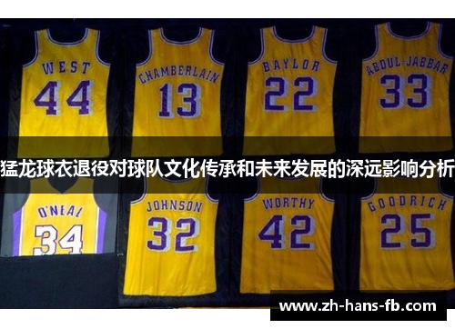 猛龙球衣退役对球队文化传承和未来发展的深远影响分析